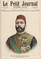 Twefik Pasha（1852-92）エジプトのKhedive、1892年1月23日「Le Petit Journal」から1月7日カイロで死去